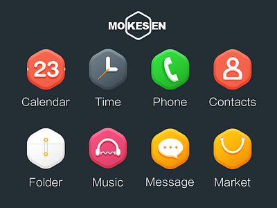 Theme Design color design icon logo phone theme ui