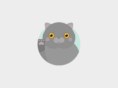 British cat animation appetite cat gif icon