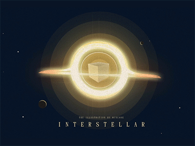 INTERSTELLAR black hole christopher nolan gif interstellar mixcode