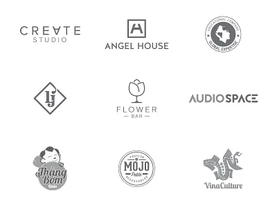 Logos 2014 brand clipart collections design dodat graphic lineart logo minimal typography vietnam
