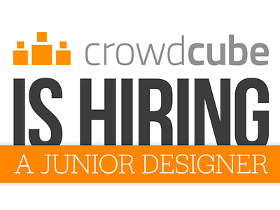We Are Hiring - Junior Designer designer hiring junior