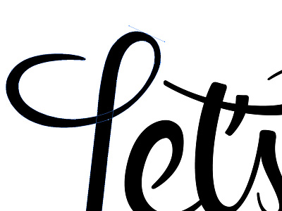 WIP brush custome type handlettering script