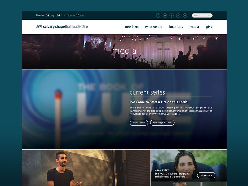 Example of Media Page