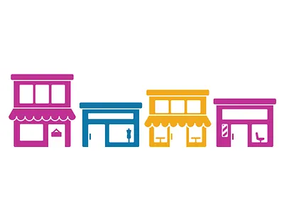 Local Shop Icons icons local shops store storefronts