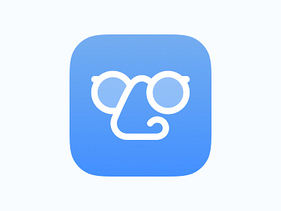 Melvin app blue icon ios logo melvin