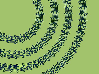 radial tedium 4evr ornament vector
