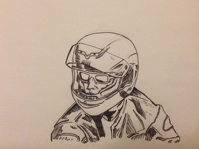 Bike sketch #3 art drawing illustration ink sketch