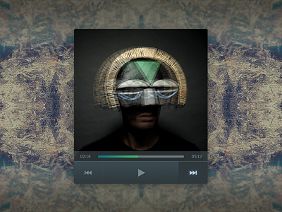 Music Player UI design gradient music ndc2014 player ui widget