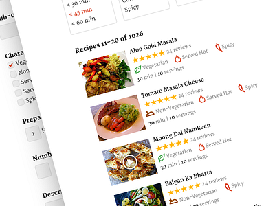 Fullmeals - Details categories clean design food home icon list logo minimal recipe web website