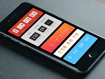 Soon - Animated Countdowns css html javascript product responsive