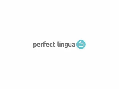 Perfect lingua design language logo quotation mark speech bubble thumbs up