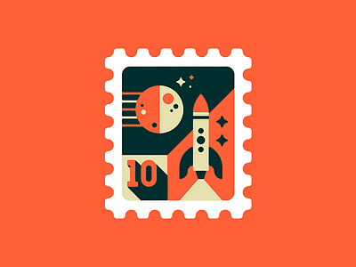 Stamp No. 3 illustration stamp