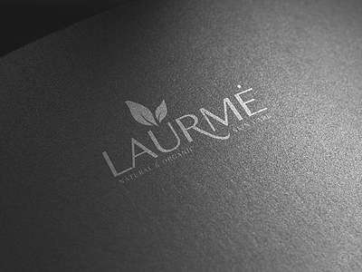 Laurme | Final Logo beauty clean elegant leaf simple skincare typography