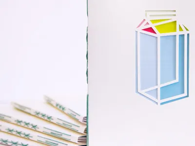 Project Carton Journal book custom design education hand bound inspiration journal packaging paper unconventional paper stock