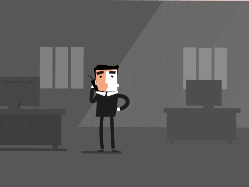 Like a boss @Veecards ae after effects ai animation gif illustration illustrator motion graphic phone veecards