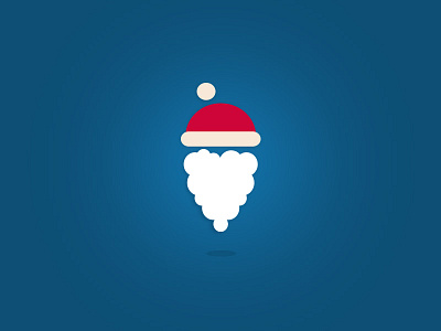 Santa icon beard christmas icon red santa xmas