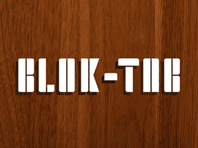 Blok-Tab Typeface Experiment design experiment typeface typography