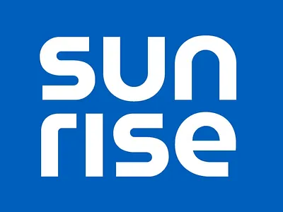 SUNRISE (WORDMARK) branding illustration logocombination logodesign logogram logotype negativespace negativespacelogo sun logo sunrise sunrise logo wordmark logo