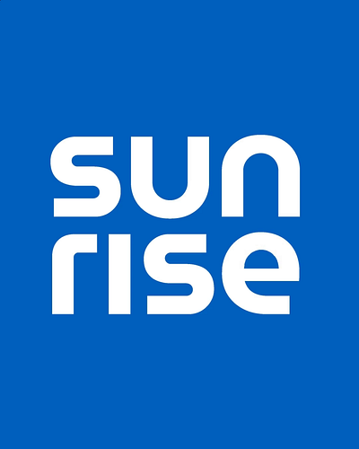 SUNRISE (WORDMARK) branding illustration logocombination logodesign logogram logotype negativespace negativespacelogo sun logo sunrise sunrise logo wordmark logo