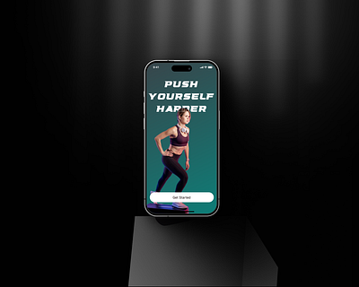 Fitness App app dark mode design fitness fitness app design fitness club fitness tracker fitness trainer app fitness ui gym gym app health ios sport ui ux v workout yoga