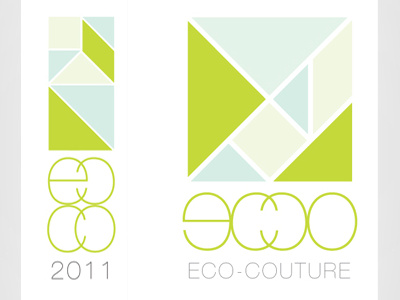 Ecouture Logo branding fashion logo