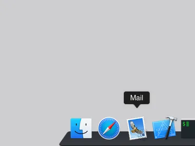 Custom Dock in Yosemite dock mac