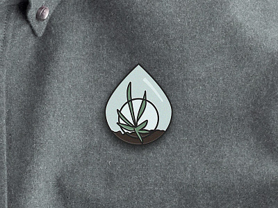 Terrarium Pin air plant enamel pin pin terrarium tillandsia