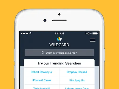 Wildcard iOS Release app browser card ios iphone 6 launch release ui ux wildcard