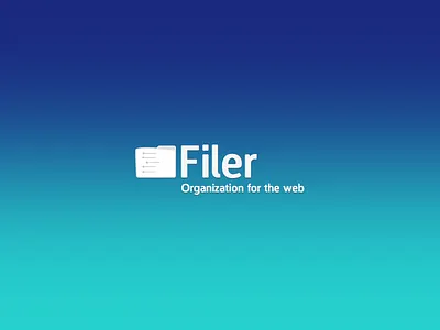 Filer 2.0 file filer flat folder gradient