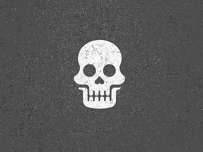 Skull illustration texture