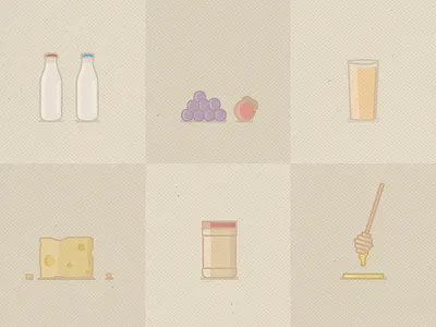 Food Icons food icons illustration vector