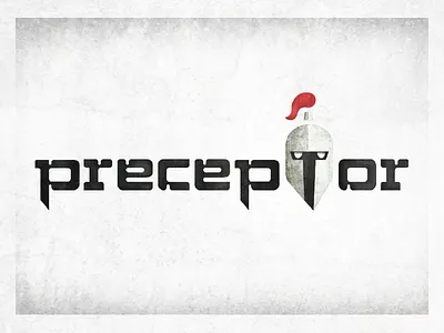 Preceptor character helmet javascript knight logo preceptor type