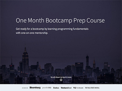 New Course Landing Page landing page squeeze page