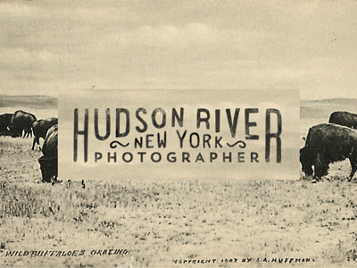 Hudson River hudson logo photography river type