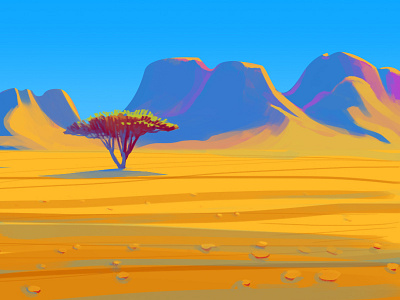 Desert background desert environment