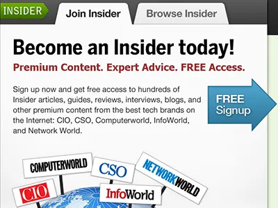 IDG Insider Landing Page graphic landing page