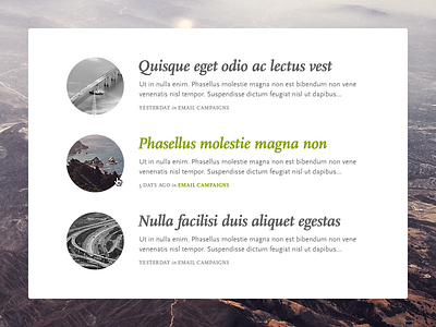 Everest Blog Posts blog clean design flat type typography ui web website