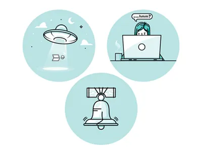 illustration set app illustration messages web