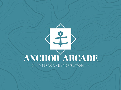 Anchor Arcade anchor arcade barnding design inspiration interactive logo nautical tech web