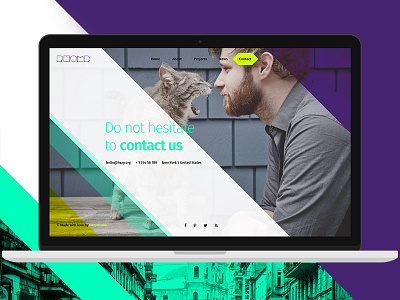 Super Rhomb blog corporate creative flat hezytheme portfolio psd responsive rhomb super ui ux