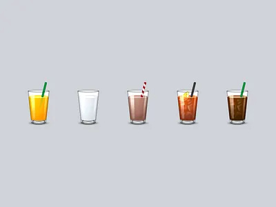 Drinks Emoji chocolate coffee drinks emoji icons juice milk tea