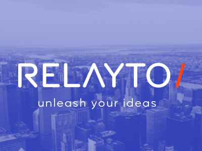 RELAYTO/ identity logo