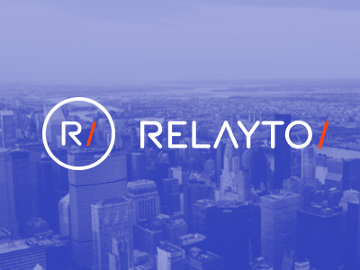 RELAYTO/ identity logo