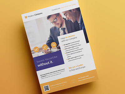 Sneak peek - minimal flyer print template business clean flyer icon icons minimal modern print sneak peek template vector vectors