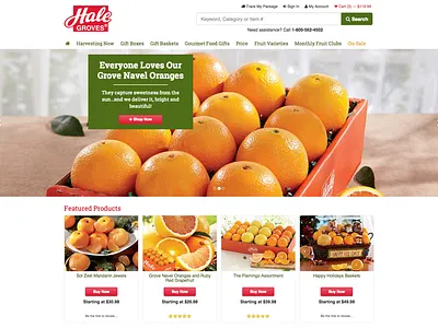 HaleGroves.com Home e commerce