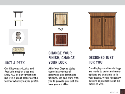 Furniture Company Catalog - WIP2 catalog chair company design furniture icon iconography line table texture