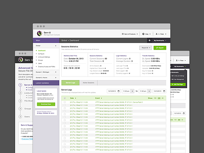 File Management Application application console management simplicity ui visual design