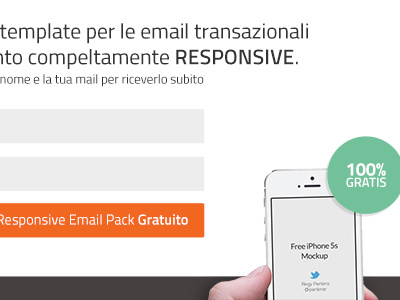 Landing Page badge free resource iphone landing magento mockup newsletter