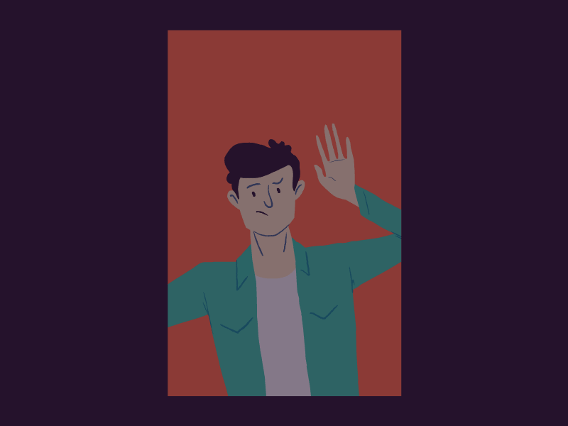 dusty window [gif] 2d animation cel character curious flash gif window