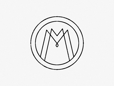 MM monogram badge circle logo mm monogram typography wedding